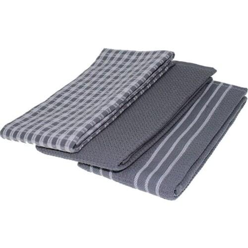 Classic Kitchen Towels, 100% Natural Cotton, The Best Tea Towels, Dish Cloth, Absorbent and Lint-Free, Machine Washable, 18 x 25