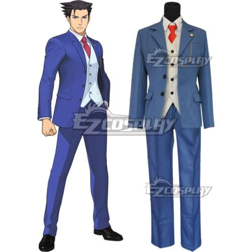 Ace Attorney Gyakuten Saiban Phoenix Wright Cosplay Costume E001