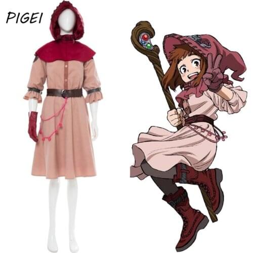 My Hero Academia Costume Girls Anime Boku no My Hero Academia OCHACO URARAKA Cosplay Dress Suits Halloween Costumes for women