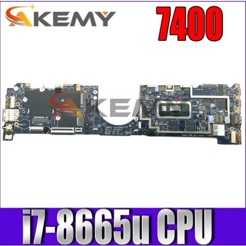 100% working for dell latitude 7400 motherboard 0R5P25 CN-0R5P25 EDB41 LA-G441P with SRF9W i7-8665u built in board and tested ok