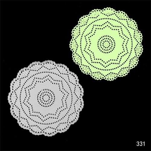 Circle Flower Metal Cutting Dies for DIY Scrapbooking Photo Album Decoretive Embossing Stencial Cards Making Size 10.3*10.3