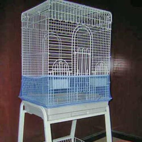 Nylon Mesh Ventilated Bird Cage Cover Dustproof Shell Seed Catcher Pet Product