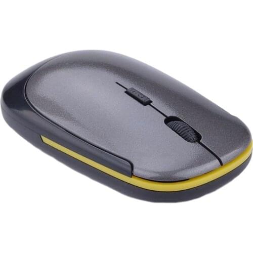 New Mini Gaming Mouse 1600 DPI USB Optical Wireless Computer Mouse 2.4G Receiver Super Slim Mouse For PC Laptop