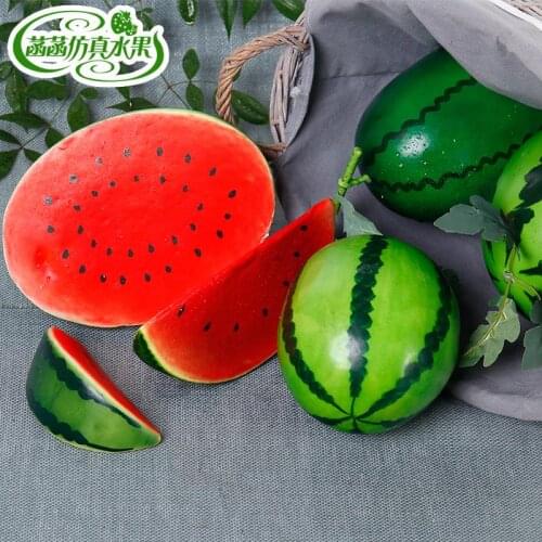Festive Party Supplies Artificial Decorations Fruits Foam Simulate Fruit Large Watermelon Model Pattern Prop