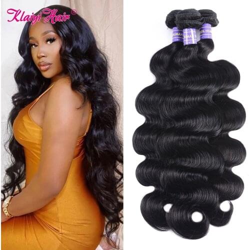 Malaysian Body Wave Human Hair Bundles Remy Hair Weave Extensions Natural Black Wholesale Bundles Machine Double Weft 1/3/4 Lot