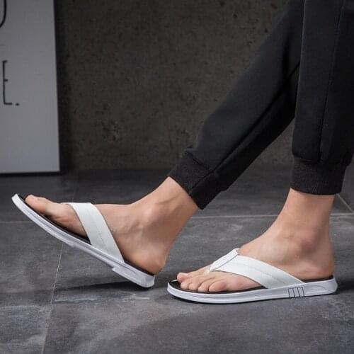 Man Beach Flip Flops Flip Flop Shoes Mens Slippers Outdoor For Men Slipper Rubber Sole House Flops Summer Sport Slide