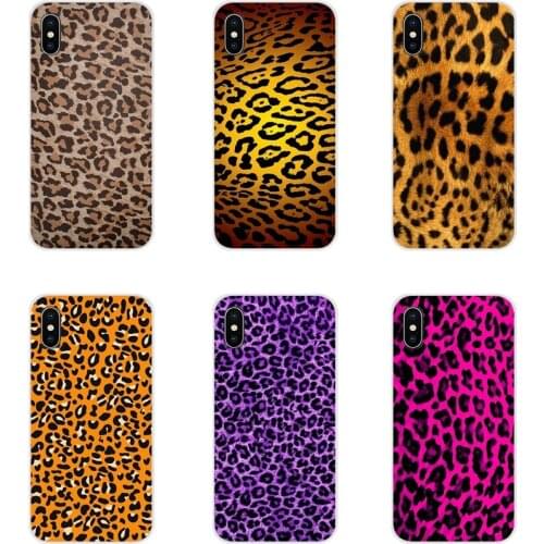 Silicone Skin Cover Fashion Animal Leopard Print Shading For Samsung A10 A30 A40 A50 A60 A70 M30 Galaxy Note 2 3 4 5 8 9 10 PLUS
