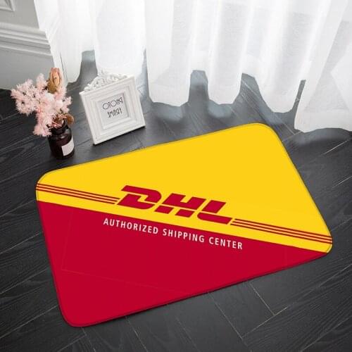 Modern Dhl Pattern Kitchen Floor Rug Living Room Entrance Carpet Doormat Hallway Door Mats Flannel Material Indoor Tapis Salon