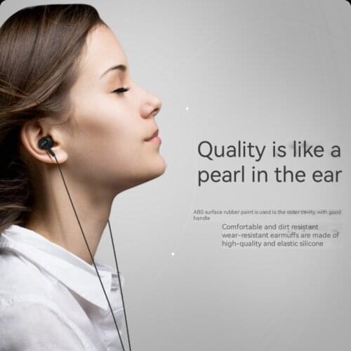 M3 Universal Earphone Listens to Music and Calls With MIC Wire Control 3.5mm Plug, Good Sound Quality