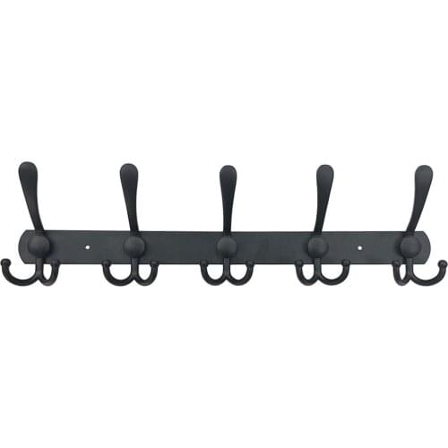 Vintage Stainless Steel Hook Small Wall-Mounted Coat Hanger Towel Holder Storage Rack for Towel Bags Clothing