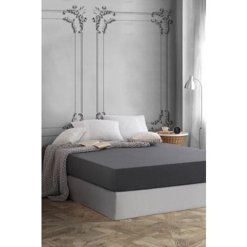 High Quality Opia Outsize Size Cotton Combed Cotton Double Fitted Sheet Home Queen King Size Bed Set