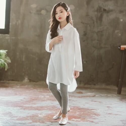 VYU White Blouses For Girls