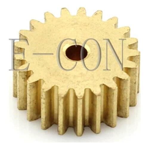 0.5M 21T 2mm Bore 11 Teeth Width 5mm Module 0.5 Motor Metal Spur Gear