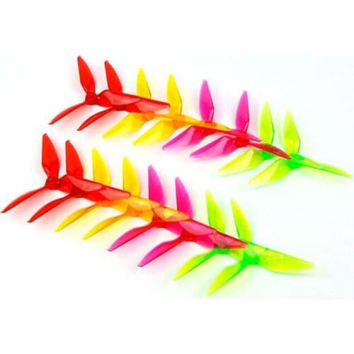 10 Pairs KINGKONG Propeller 5051 RK5051 5051 prop Clear 3-Blade 5051 Propeller for FPV Racing Quadcopter Accessaries RC Drone