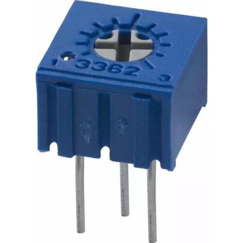 100% Original 3362H 10R 20R 50R 1K 2K 5K 10K 20K 50K 100K 200K 500K 1M SqaureTrimpot Trimming Potentiometer For Bourns x 100PCS