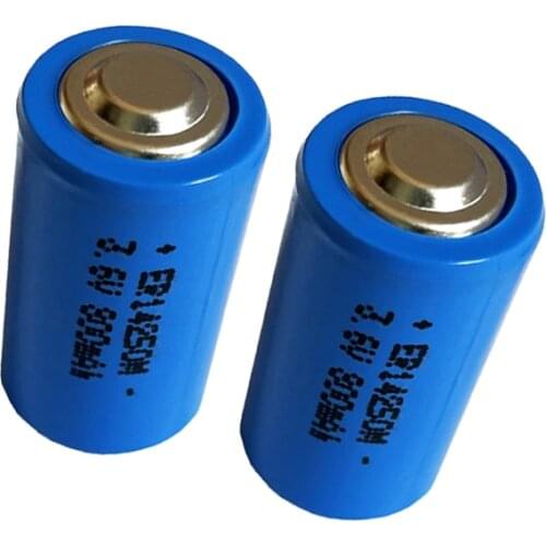 2pcs 3.6V LS14250M 14250 Li-SOCl2 1/2AA Size R6 ER14250M 800mAh Batteries For CNC Machine Tools Touch Screen Electric Meter