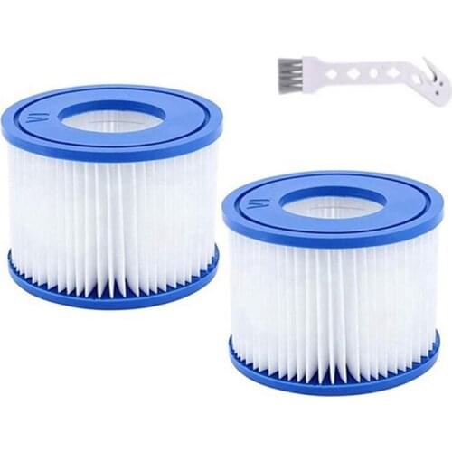 2Pcs Pool Filter,for Bestway Spa Filter Pump Cartridge Type VI,Hot Tub Filters for Lay-Z-Spa,for Coleman SaluSpa Filters