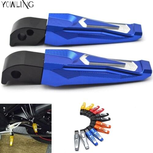 2019 High Quality CNC Aluminum Motorcycle Foot Rests Foot Pegs Pedals Rear Footrests Footpegs Rest For yamaha MT-10 MT10 2016