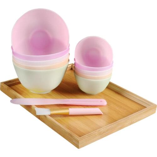 3 Sizes Odorless Anti-Drop Silicone Bowl Facial Mask Mixing Prep Measuring Salt Sauce Sugar Butter Dressing Bowl