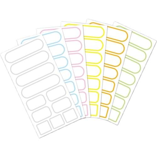 330Pcs Memo Stationery Sticker Office Handwritten Sticky Notes Sticker PVC Tear-proof Label Paper Planner Stickers Decoration