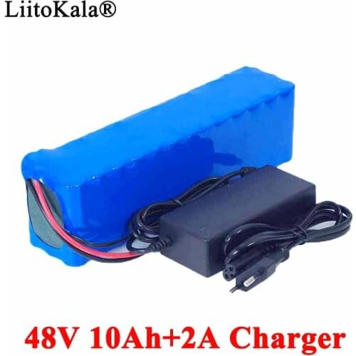 48V 10Ah E-bike battery 18650 li-ion battery pack electric bicycle conversion kit bafang 800W 1000w + 54.6v 2A Charger