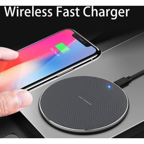 10W Wireless Chargers for IPhone 11 Xs Max XR 8 Plus Fast Charging Pad for Samsung Note 9 Note 8 S10 Plus Xiaomi huawei Charger