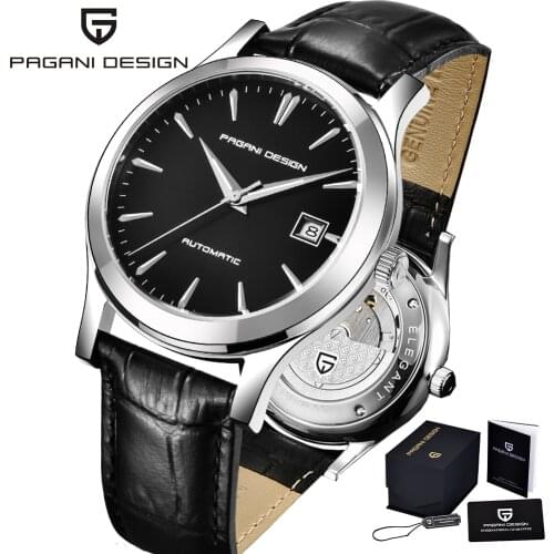 PAGANI Design 40MM Mens Mechanical Watch Top Luxury Brand Automatic Watch Mens Business Leather Waterproof Watch Seagull 2813