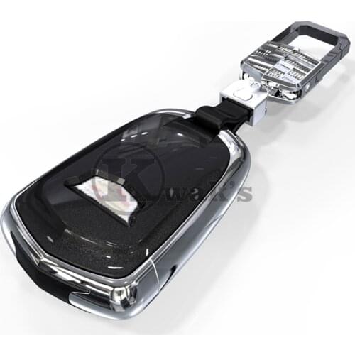 Kwaks Car Key Case Auto Smart Remote Key Protector For Cadillac XTS ATS-L XT4 XT5 CT6 SRX Escalade