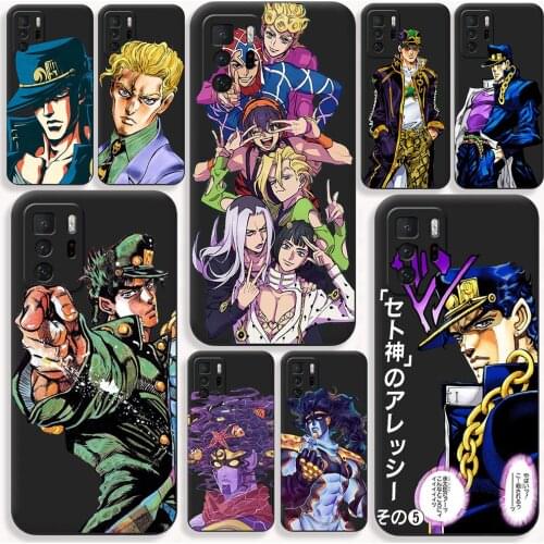 Jojo Bizarre Adventure Phone Case for Xiaomi Redmi Note 10 Pro 9 9C 9A Note 9 Pro for POCO M3 Pro X3 Pro F3 Anime Case