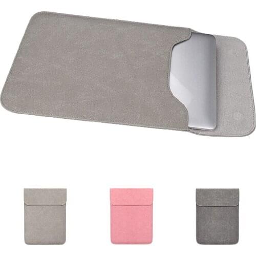 For Macbook Case PU Laptop Sleeve Notebook Liner Bag 11/13/15 inch Ultra-thin Waterproof Laptop Cover for DELL HP Xiaomi
