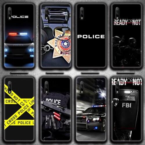 Symbol Police Phone Case for Huawei Honor 30 20 10 9 8 8x 8c v30 Lite view 7A pro