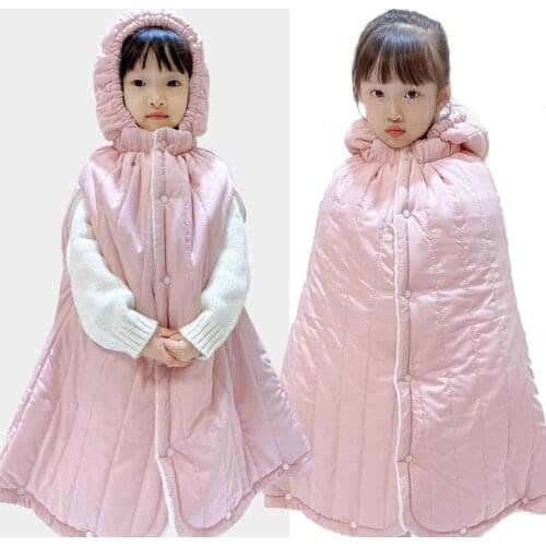 Baby Fashion Windbreaker Childrens Clothing For 0-5y Old Autumn Winter Windbreak Warm Hooded Cloak Boys Girls Sustainable Use