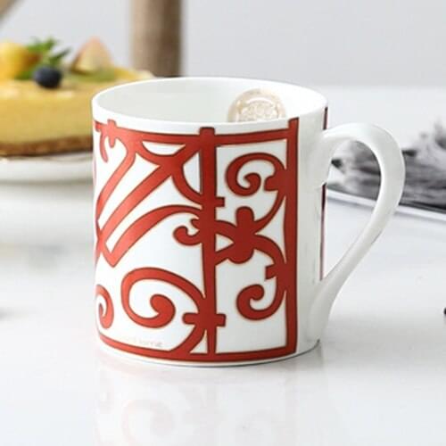 Italian Classic Style Creative Retro Mug Matte Ceramic Coffee Cup Breakfast Cup Couples Tea Cups Mug Western Eco Friendly