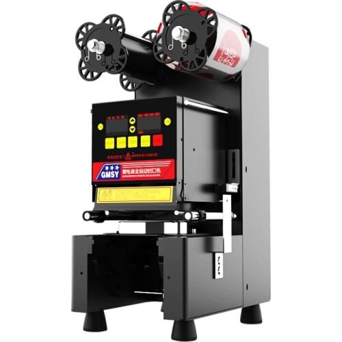 Quality Fully Automatic Boba Plastic Cup Seal Milk Tea Sealer Equipment Bubble Sealing Machine