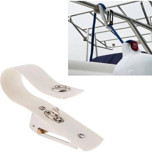 Boat Rail Fender Rope Adjuster Clip Portable Hanger Bumper Docking