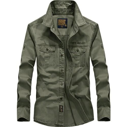 Mens Outdoor Hiking Shirts Casual Cotton Military Uniform Long Sleeve Climbing Fishing Tops Plus Size Blouse Camisa Masculina