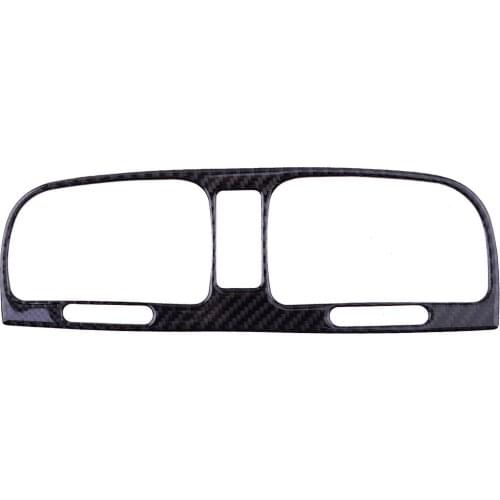 Black Carbon Fiber Car Console Dashboard Air Vent Outlet Trim Sticker Cover Fit for VW Golf 6 MK6 GTI 2008 2009 2010 2011 2012