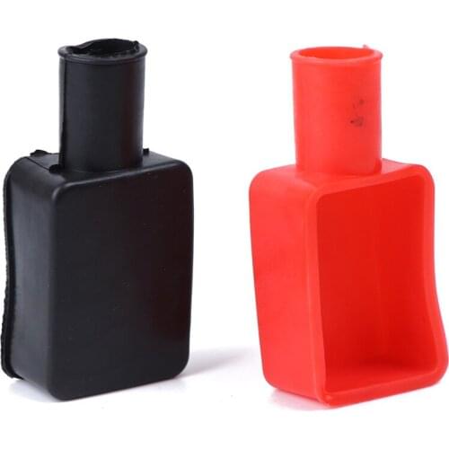 New 1Pair Car Battery Terminal Insulation Clamp Clips Battery Pole Protector Covers