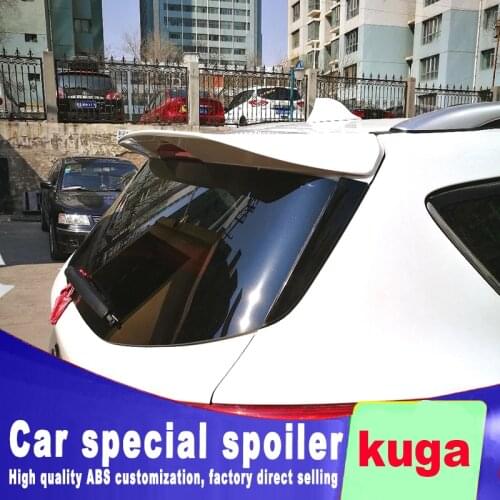 New streamline style 2013 2014 2015 2016 2017 for ford Escape kuga ST rear window rear wing spoiler by ABS material primer color