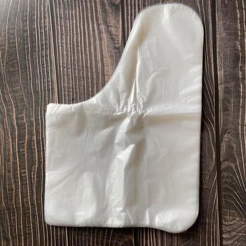 500pcs PE Plastic Transparent Disposable Foot Bags SPA Covers Pedicure Prevent Infection Remove Chapped Foot Care Bag