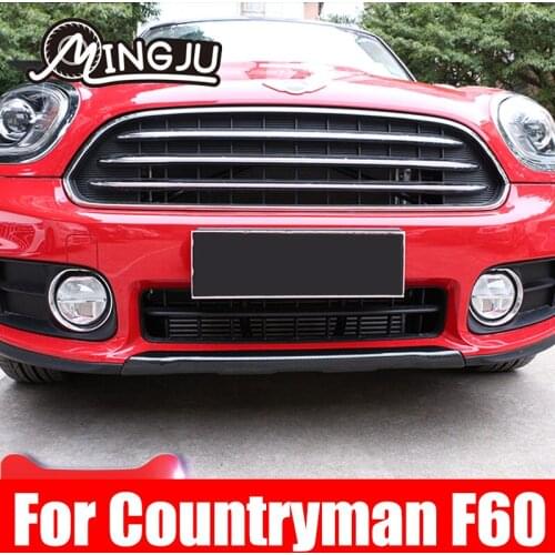 Stainless Steel Front And Rear Bumpers Crash Plate Anti-scratch Protection Car Accessories ForMini Countryman F60 2018 to 2021