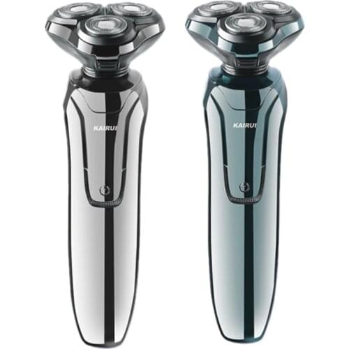 KAIRUI 4D Floating Three-Blade Electric Shavers for Men Full Body Washing Razor USB Rechargeable