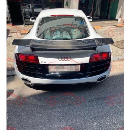 Suitable for 2008-2014 Audi R8 carbon fiber tail, fixed wing rear spoiler body kit auto parts