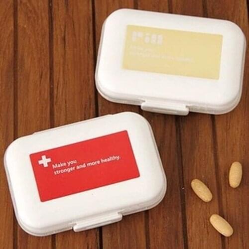 Portable Multilayer Pill Case 8 Compartment Pill Storage Case Moistureproof Pill Holder Medicine Box Pill Container