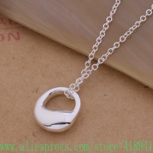 Silver Plated Necklace Silver Plated fashion jewelry pendant /bgxajyea ansajeza AN261