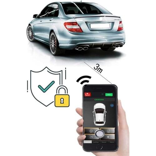 Smart Key Keyless Entry Central Locking/Unlock System With Alarm Kit For 2015 Kia Rio Smartphone APP Remote Car Trunk