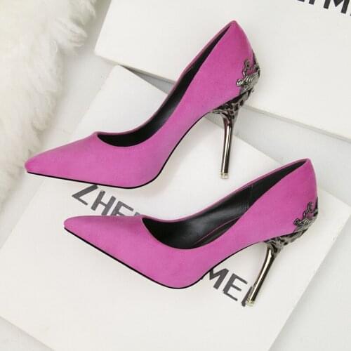 9 Colors Avaliable High-heeled Shoes Fashion Pointy High Heels Night Shoes Wedding High Heels Club Sexy Singles Profession Pumps