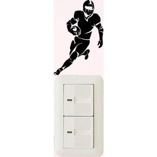 American Football Wall Sticker Decoration Livingroom Switch Decal Vinyl 6SS0424