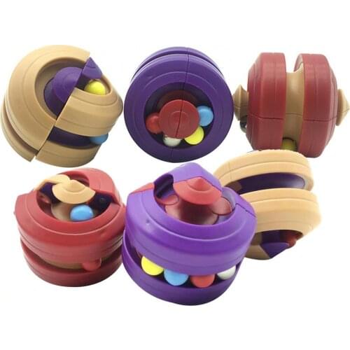 Finger Compression Fun Bead Office Creative Compression Deformation Finger Tip Gyro Pinball Track Gyro Toy