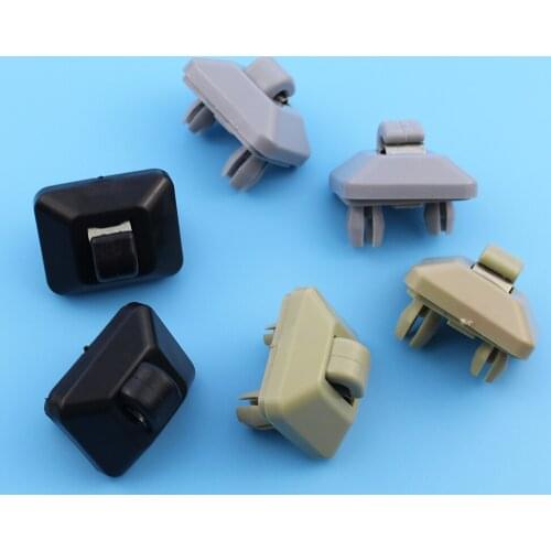 1Pcs Beige Gray Black Clip For Audi A4 2005-2015 A4 Allroad 2010-2016 RS3 2011-2016 For Seat Exeo Interior Sun Visor Clip Holder
